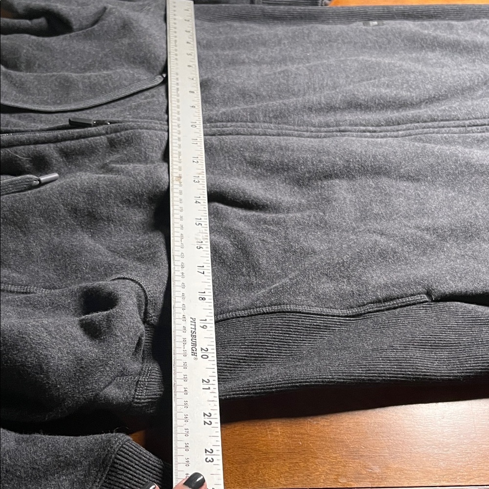 Mack Weldon Dark Gray Hooded Jacket Full Zip - Picture 7 of 9